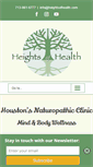 Mobile Screenshot of heightsofhealth.com